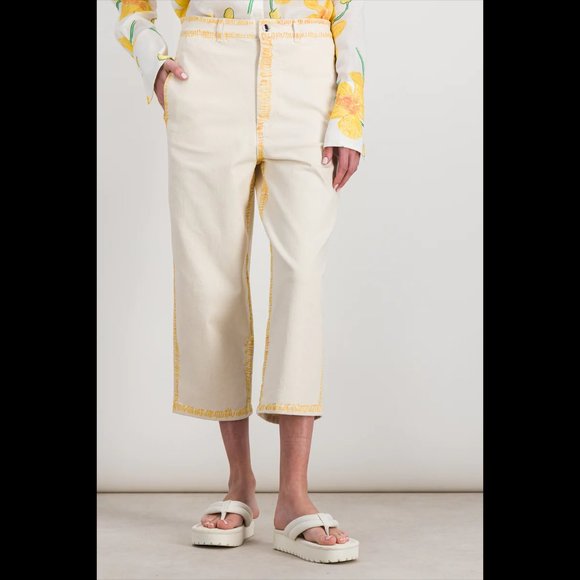 NWT Marni Boyfriend Jeans with Painted Edges size 38 (4) - Picture 1 of 11